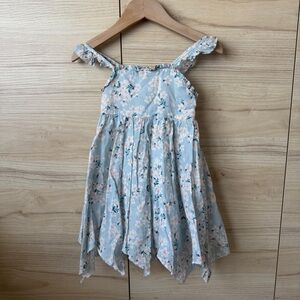 Catherine Malandrino Light Blue Floral Kids Dress